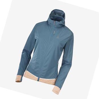 Chaquetas Salomon LIGHT SHELL Mujer Azules | MX 2433FDN